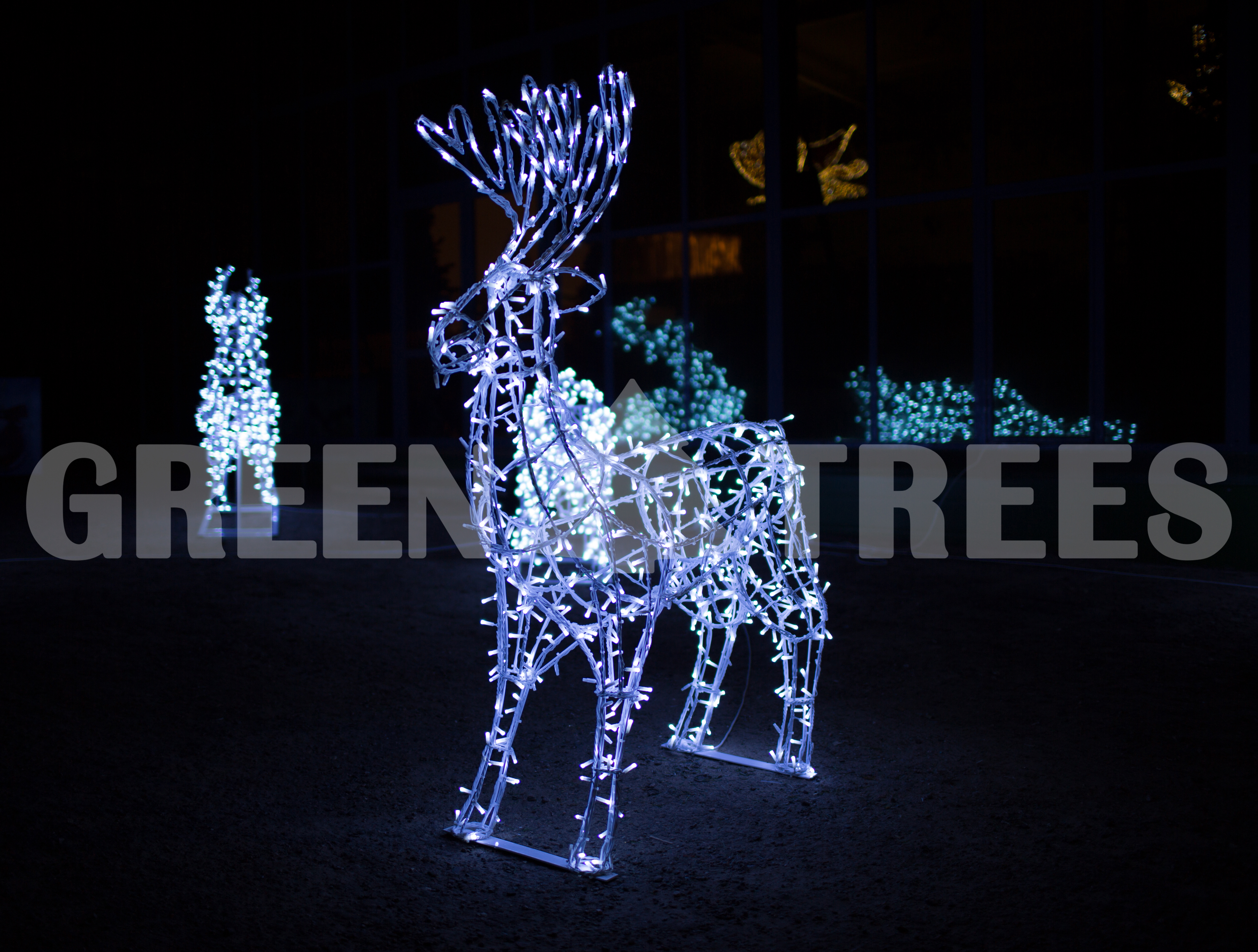 Световой олень Скакун, высота 1,9м