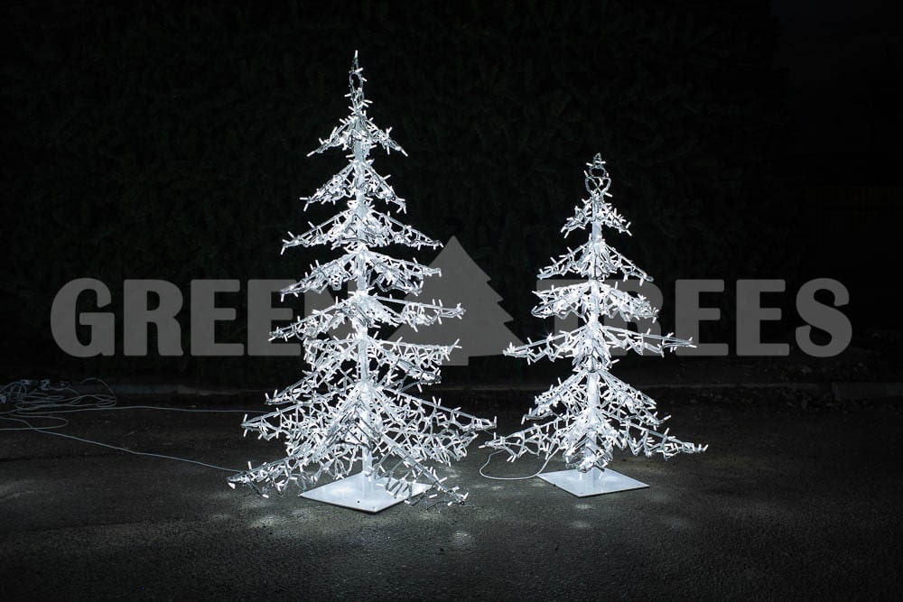 Световая малая ель, высота 2 м