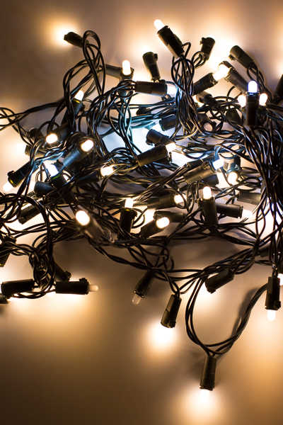 Светодиодная гирлянда flash, цвет: теплый-белый, 5м